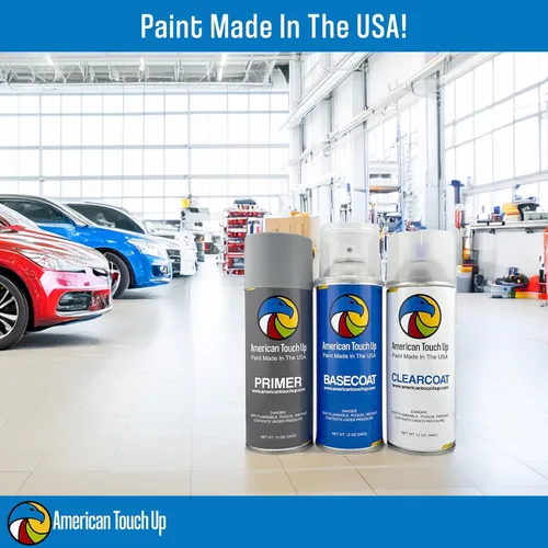 Miniatura 2 de American Touch Up Pintura compatible con BMW A17 Havanna Metallic Pintura en aerosol - Kit de imprimación/capa base, capa transparente A17