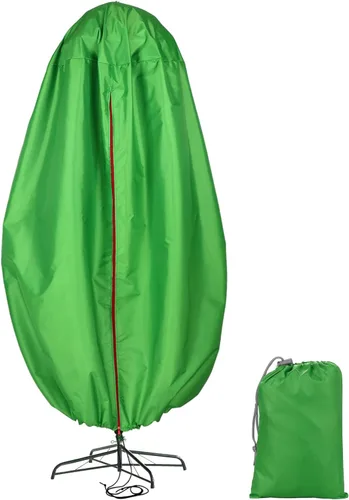 JUOPZKENN Bolsa vertical de almacenamiento para árbol de Navidad, bolsa para árbol de Navidad, cubierta antipolvo para árbol de Navidad con cordón,