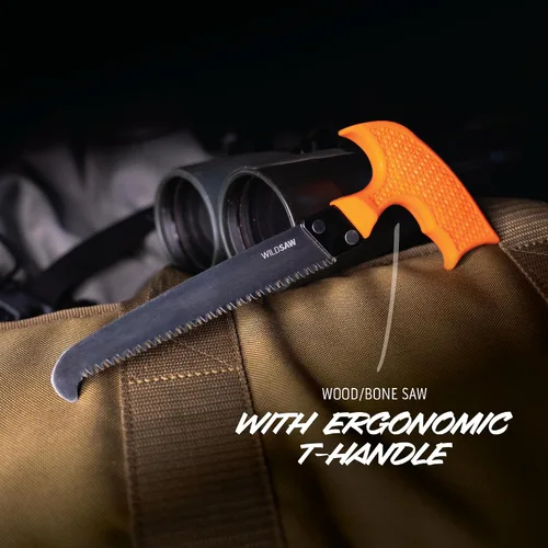 Miniatura 8 de OUTDOOR EDGE WildGuide - Juego de cuchillos de caza de 4 piezas y kit de aderezo de campo, con hoja afilada, cuchillo para desollar con gancho