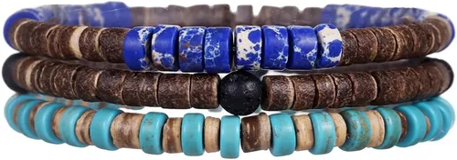 Miniatura 14 de Gothic Bracelet Adjustable Punk Braided Multilayer Grunge Set Beaded Bracelets Emo Metal Cuff Wrap Bracelets Stackable Meaningful Gift