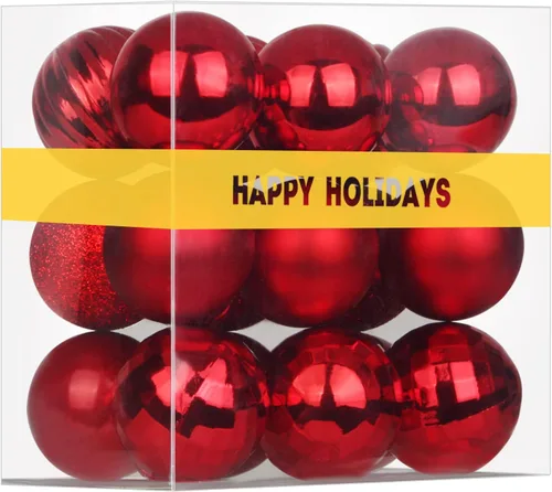 Miniatura 99 de Bolas de Navidad Grandes de 3.2" en Azul Bebé - Adornos para Árbol de Navidad, Bolas Colgantes Inastillables para Cumpleaños, Halloween, Boda