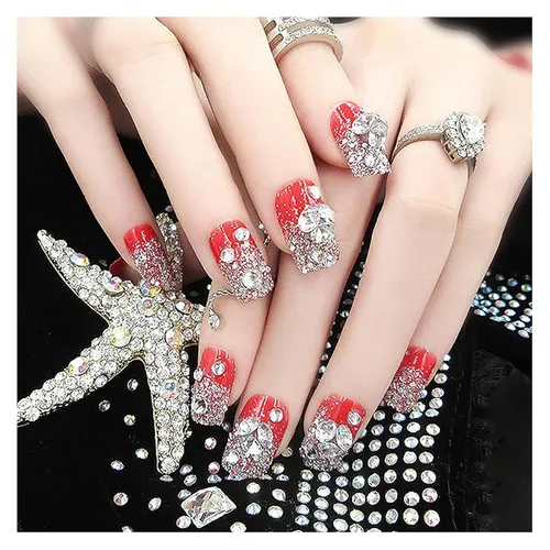 Miniatura 5 de Juego de 4880 diamantes de imitación para uñas, juego de diamantes de imitación de cristal blanco para uñas, cuentas redondas para uñas, piedras