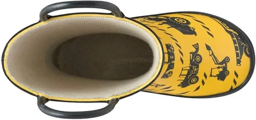 Miniatura 5 de OAKI Botas de lluvia de goma impermeables para niños con asas fáciles de poner