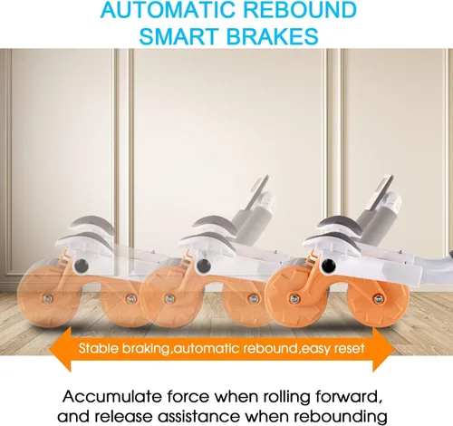 Miniatura 5 de 2026 Upgraded Ab Roller Wheel with Knee Mat &Timer - Automatic Rebound Abdominal Wheel with Elbow Support, Abs Workout Equipment for Core Strength
