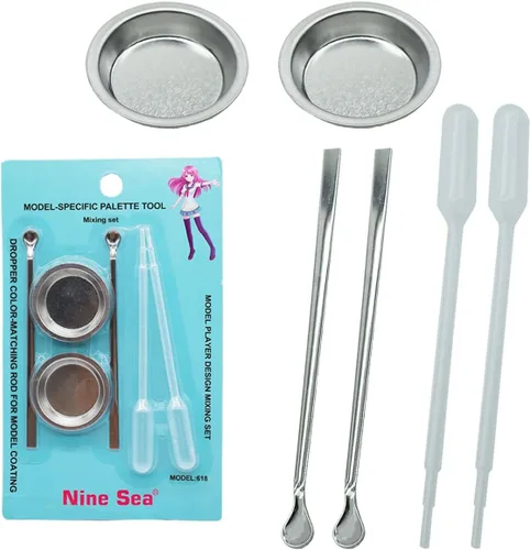Bandeja de pintura agitador de pintura gotero traje Hobby Pintura Aerógrafo Pintura
