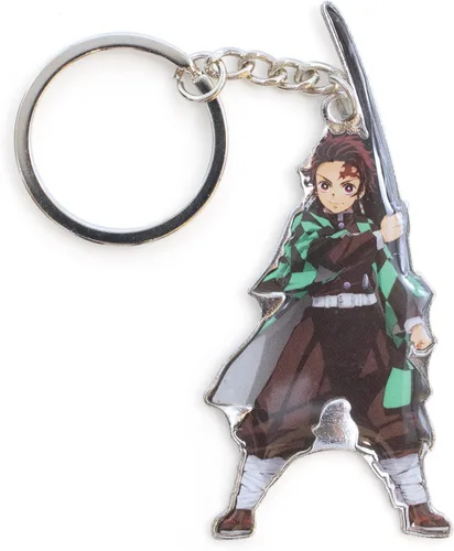 Miniatura 5 de Culturefly Demon Slayer Tanjiro - Juego de regalo de 3 piezas (incluye 1 par de calcetines, 1 llavero y 1 taza), Verde
