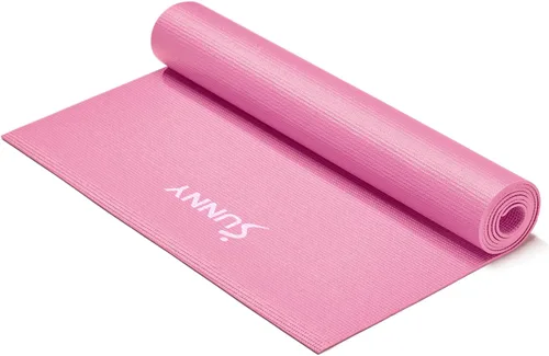 Miniatura 17 de Sunny Health & Fitness Alfombrilla de yoga antideslizante: duradera, antidesgarros, ligera, soporte acolchado para yoga, pilates, ejercicios de Azul