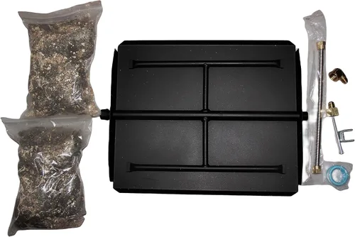 Quemador de 3 tubos de 18 a 28 pulgadas para chimenea de gas, quemador de chimenea de gas, fogatas de gas, quemador de propano (kit de quemador de