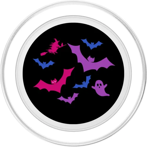 Miniatura 2 de Bi Pride Halloween Sutil Bisexual LGBTQ Otoño Otoño PopSockets MagSafe PopGrip para iPhone