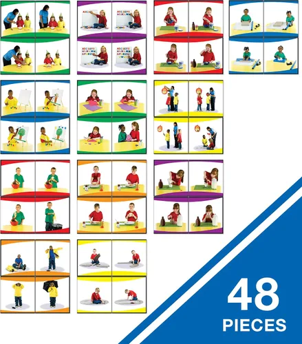 Miniatura 2 de Carson Dellosa Education Carson Dellosa - Juego de rompecabezas de aprendizaje preliminar para niños, actividades de aprendizaje preescolar, juego