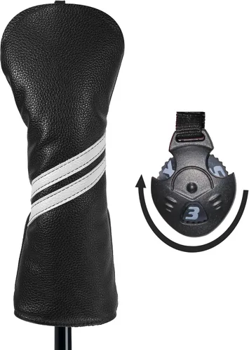 Miniatura 9 de Fundas para cabezas de palo de golf - Juego de 4 piezas o 1 pieza de accesorios de golf, fundas para palos de golf para maderas y conductores