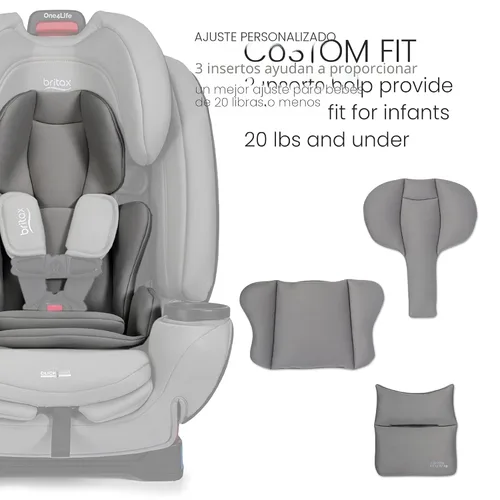 Miniatura 15 de Britax One4Life - Asiento convertible todo en uno para auto, 3 en 1, silla y asiento elevador con instalación ClickTight, capacidad extendida hacia