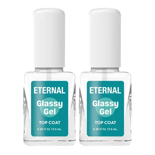 Miniatura 16 de Eternal Capa superior de secado rápido Sellador de esmalte de uñas de alto brillo de secado rápido, acabado transparente resistente a las manchas