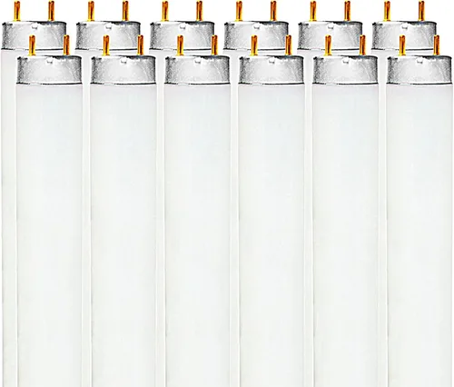 Miniatura 5 de LUXRITE F17T8/835 - Bombilla fluorescente T8 de 17 W y 24 pulgadas, 3500 K blanco natural, 1350 lúmenes, base bi-pin mediana G13, LR20751, paquete
