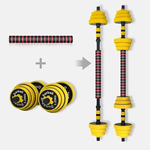 Miniatura 3 de Juego de mancuernas para hombres y mujeres, con biela, se puede utilizar como deportes de fitness en casa de 22.0 lbs, 33.1 lbs