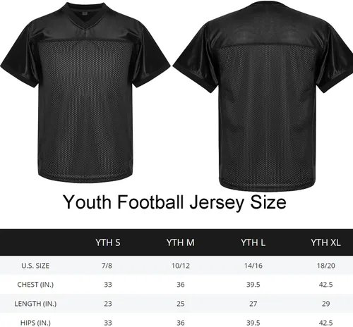Miniatura 7 de Camiseta de fútbol en blanco para niños, camiseta deportiva de práctica atlética para niños, camiseta de hip hop para fiesta