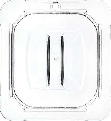 Miniatura 15 de Carlisle FoodService Products 10310U07 StorPlus - Tapa para bandeja de alimentos con mango universal de policarbonato de sexto tamaño, transparente