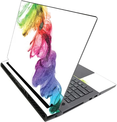 Miniatura 492 de MightySkins - Skin brillante con purpurina para Alienware M17 R3 (2020) y M17 R4 (2021) - Diversión de los años 90 Acabado duradero con purpurina