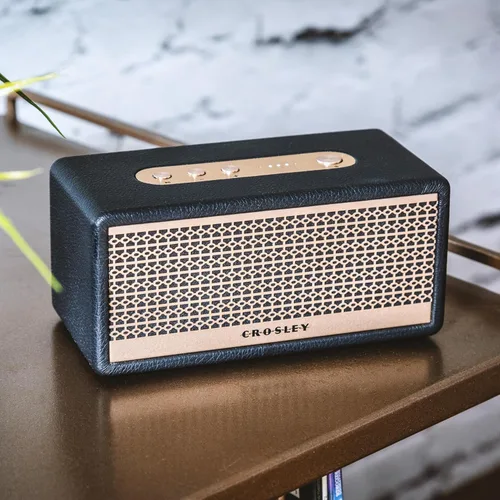 Miniatura 4 de Crosley CR3113A-BK Montero - Altavoz Bluetooth recargable portátil pequeño, color negro