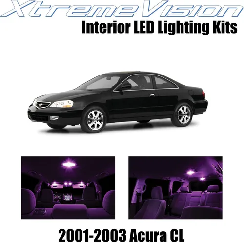 Miniatura 10 de XtremeVision LED interior para Acura CL 2001-2003 (6 piezas) kit de LED interior azul y blanco + herramienta de instalación