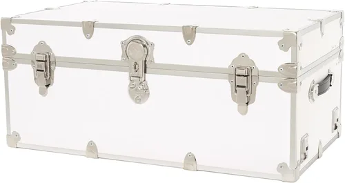Miniatura 28 de Rhino Trunk & Case Maletero grande clásico, 32 x 18 x 14 pulgadas, capacidad de más de 1500 libras, muchos colores, tapa de cierre suave. Fuerte