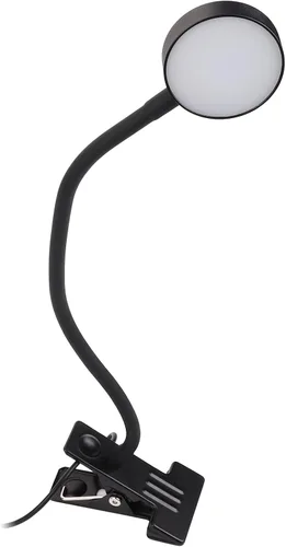 Lámpara de escritorio LED de 2 colores, cuidado de los ojos, portátil, permanente, para maquillaje, cejas, tatuaje, lectura, lámpara de escritorio