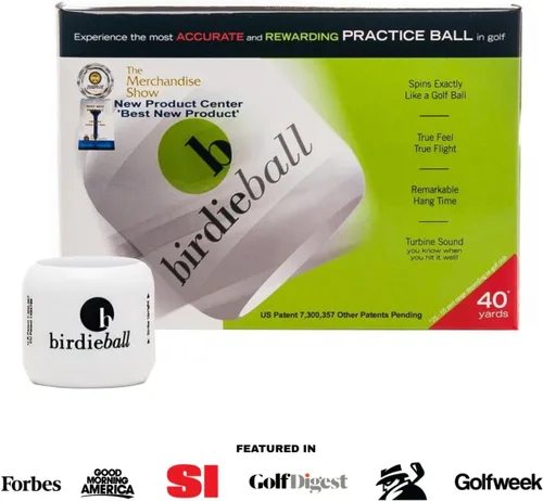 Miniatura 2 de BirdieBall Hitting Turf/StrikePad Set with 12 Limited Flight Practice Golf Balls