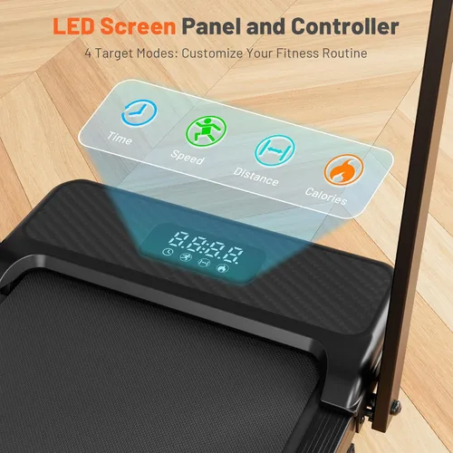 Miniatura 6 de Walking Pad Treadmill for Seniors with Handrails - Treadmills with Incline for Seniors at Home, Recovery Walking Machine with Remote Control, LED