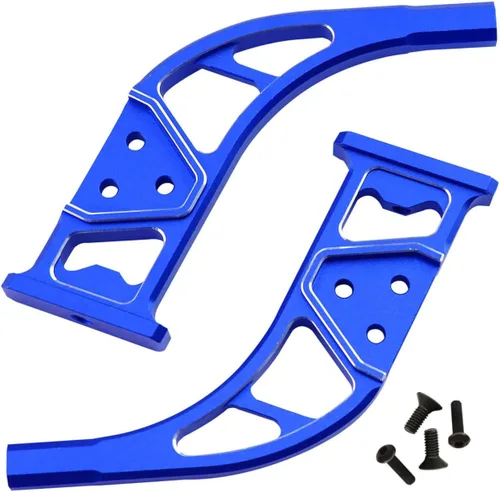 Miniatura 6 de Parte de actualización de montaje de ala trasera de aluminio para infracción 1/7 6S BLX Limitless, 2 piezas de aleación de ala trasera de montaje