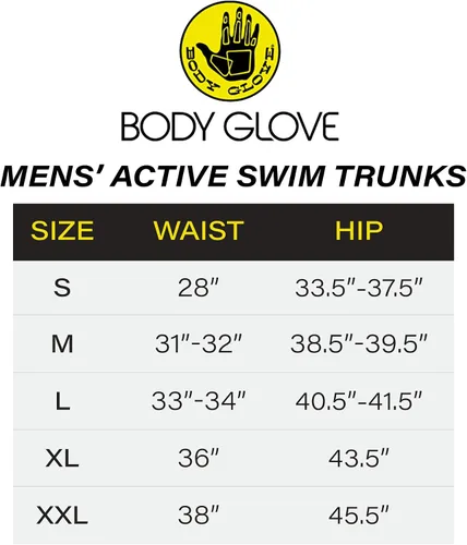 Miniatura 7 de Body Glove Mens Swim Trunks Stretch Fit Bathing Suit for Men 7 Quick Dry Swimwear Board Shorts Swim Suit (S-XXL)