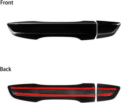Miniatura 4 de Thenice para Accesorios de la Décima Generación de Honda Civic Cubierta de Manija de Puerta Decoración Exterior Compatible con Honda Civic 2021 2020