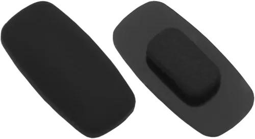 Miniatura 2 de 4 pares de almohadillas de nariz de repuesto de silicona para lentes, lentes de sol, rectángulo negro