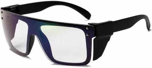 Miniatura 9 de Gafas de seguridad fotocromáticas anti luz azul UV400 con oscurecimiento automático, lentes transparentes a humo, transicionales ANSI Z87.1