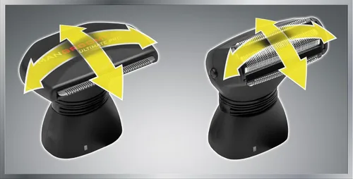 Miniatura 7 de Mangroomer Ultimate Pro Back Shaver con asa 2 cabezas de shock absorber Flex, Bisagra de energía, Extreme Reach y Power Burst