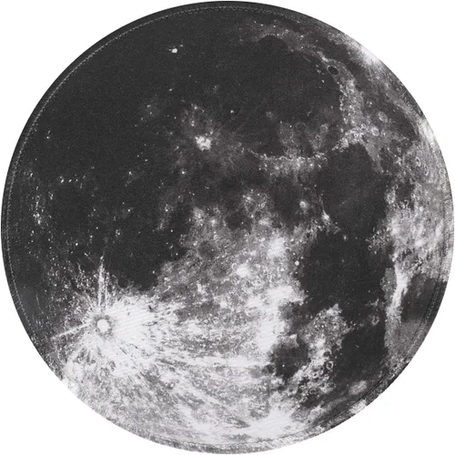 Miniatura 8 de Mouse pad redondo de goma antideslizante de tierra planeta azul de 8.66 x 8.66 x 0.07 pulgadas con borde cosido plegable para computadora