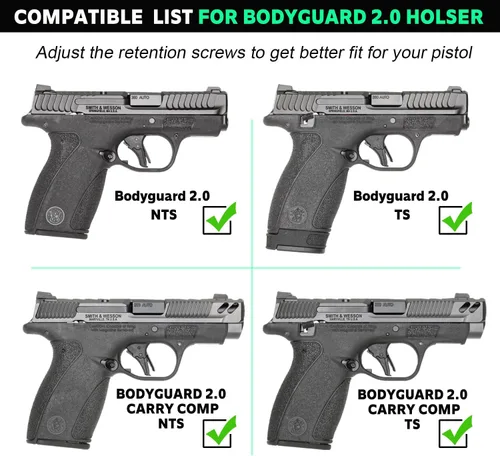 Miniatura 3 de Funda WARRIOLAND IWB de Kydex con corte óptico y garra, ajuste selecto para Glock 17/19/ 19X/ 43X/ 26/MOS, P365/P365X/ P365XL/ P320, Hellcat