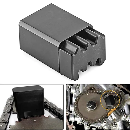 Miniatura 2 de Mofun Herramienta de bloqueo de piñón Twin Cam compatible con Harley Dyna 1999-2005, Softail 2000-2006 y modelos Touring 1999-2006