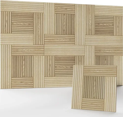 Miniatura 10 de JaneTech Paquete de 8 paneles acústicos artísticos de 48 x 32 pulgadas, paneles de absorción de sonido, tratamiento acústico para estudios