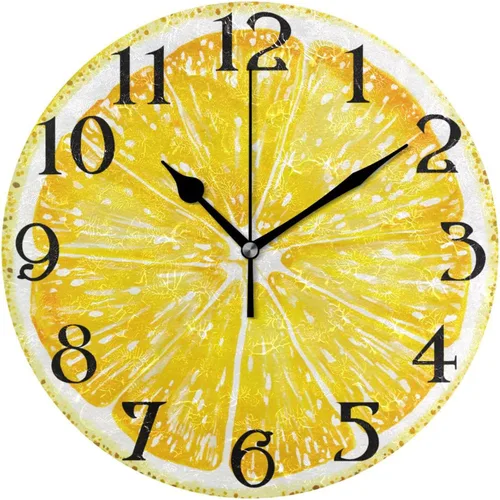 Miniatura 16 de Reloj de pared con mariposas moradas, silencioso, funciona con pilas, floral, sin tictac, decorativo, reloj analógico de cuarzo redondo de 9.5 A01