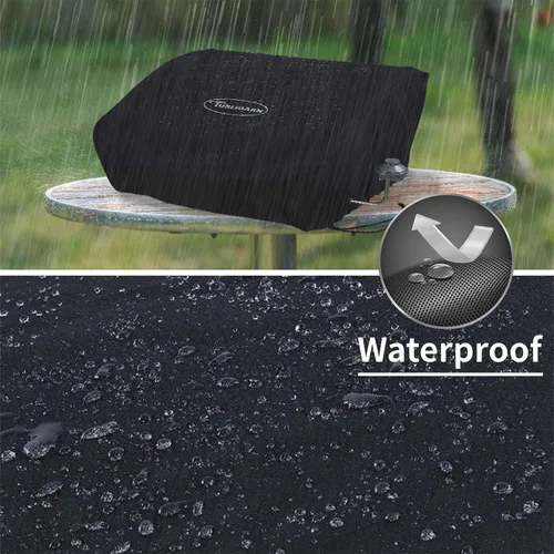Miniatura 4 de Cubierta para parrilla Blackstone de 17 pulgadas de alta resistencia, tela Oxford 600D impermeable, cubierta protectora impermeable compatible