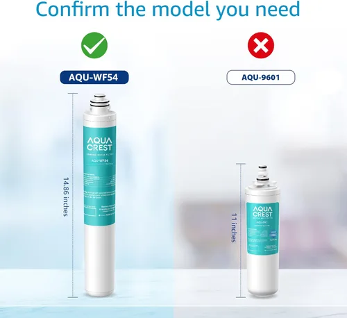 Miniatura 6 de AQUA CREST 9001 Filtro de agua para debajo del fregadero, repuesto para Moen 9001 PureTouch, AquaSuite Microtech 9000, 750 galones o 6 meses