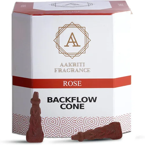 Miniatura 9 de Conos de cascada de incienso natural de flujo de retorno, forma única para incienso de reflujo, para oración, meditación, relajación (25 piezas)