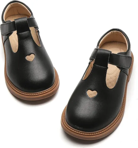 DADAWEN Zapatos de vestir para niñas, zapatos planos Mary Jane para fiesta de regreso a clases, zapatos de boda (niñoniño pequeñoniño grande)