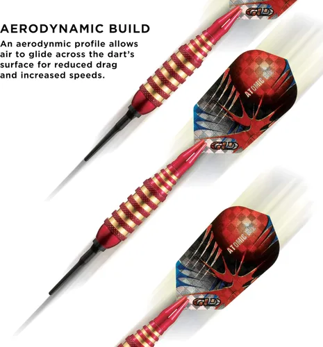 Miniatura 4 de Viper Atomic Bee Dardos de Punta Suave, 0.56 onzas Rojo