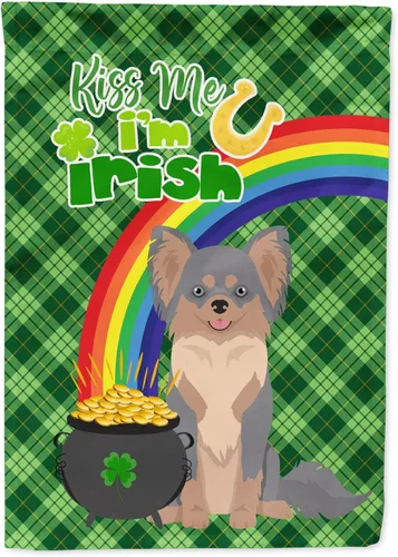 Miniatura 80 de Caroline's Treasures WDK4731GF - Bandera decorativa para jardín del día de San Patricio, color negro y tostado, Airedale Terrier, para jardín