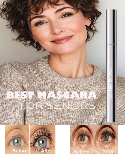Miniatura 5 de Máscara negra para mujeres mayores 60 Plus, máscara impermeable de volumen y longitud para mujeres maduras con pestañas adelgazantes, sin grumos
