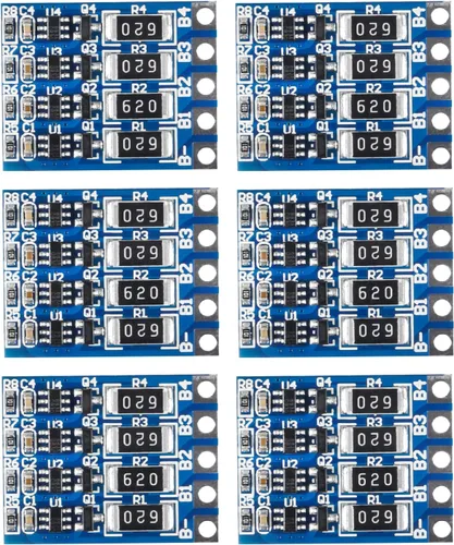 Miniatura 10 de Alinan 6 unids 3S 21 V 4.2 V Li-ion Balancer Junta 18650 Li-ion Balncing Carga Completa Batería Balance Función de Protección Junta