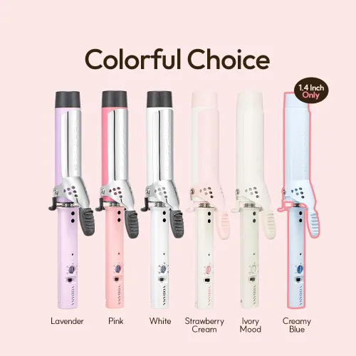 Miniatura 7 de VODANA Plancha rizadora profesional de cerámica GlamWave, rizos naturales de larga duración, calor instantáneo, rizador de pelo, rizador de pelo