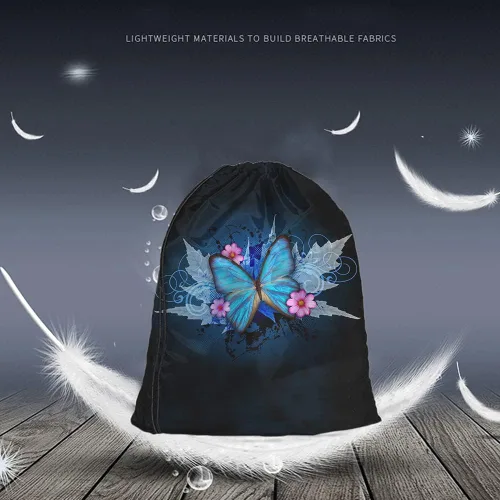 Miniatura 2 de Beabes Bolsas con cordón abstracto Mochila Bolsa de gimnasio Bolsa de cordón, Multi-a221, Mochilas de viaje