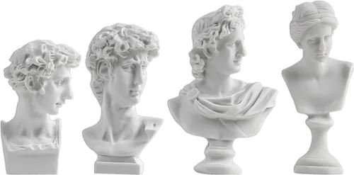 Miniatura 7 de 4 piezas de pequeñas estatuas de ángeles de resina para decoración del hogar, 4 estilos
